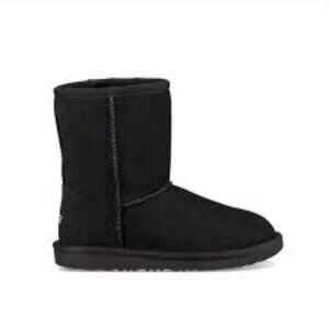 UGG Women's Black Classic Li 1017703K Suede Ankle Winter Snow Boot Size 4